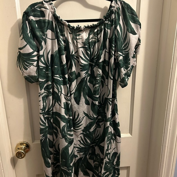 H&M tropical beach vacation‎ dress medium - Picture 5 of 5